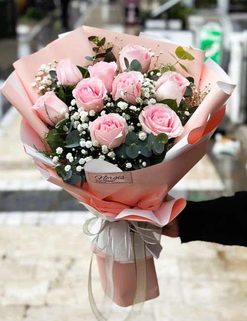9 Pembe Gül 