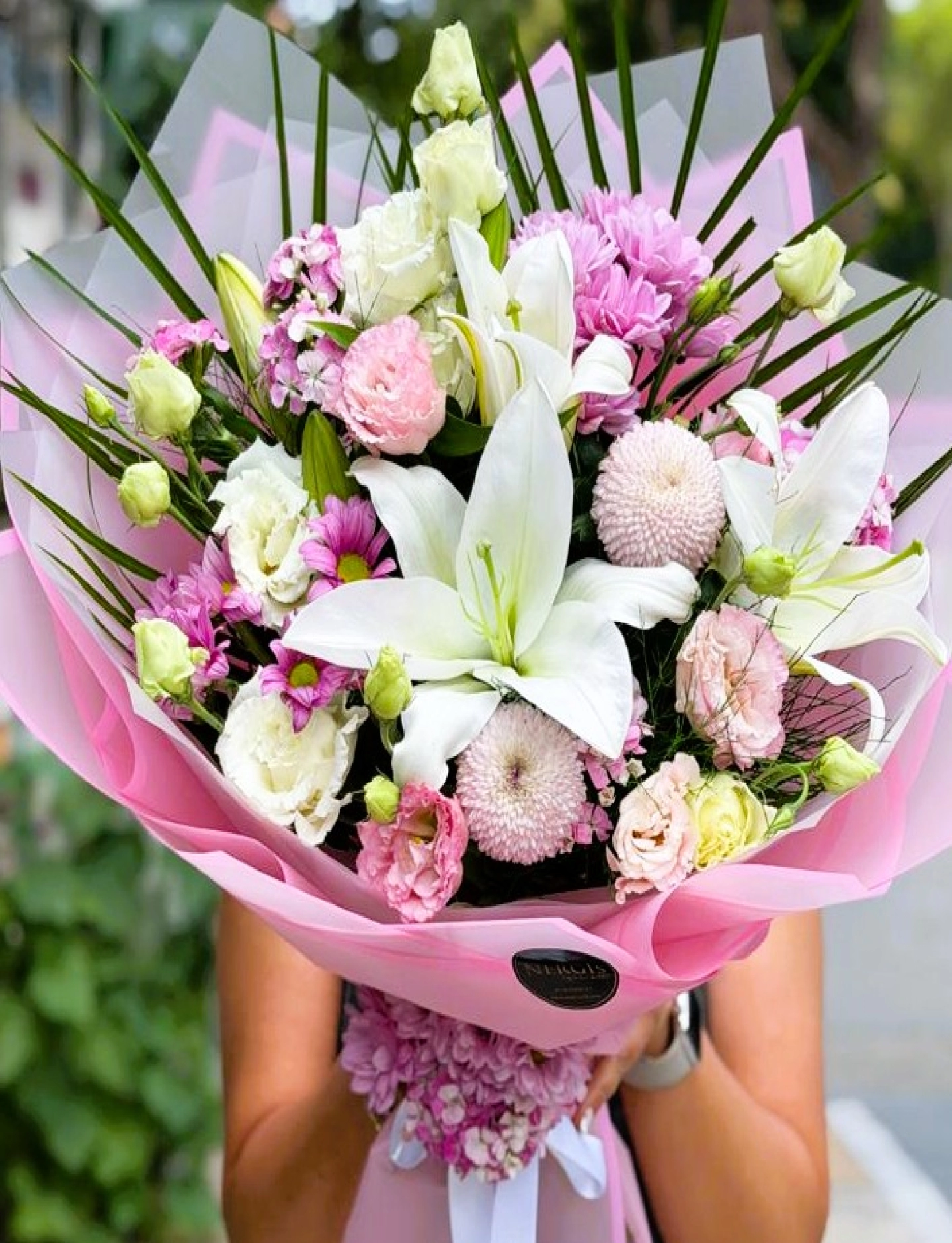 Pastel Pink,White
