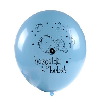 Mavi Hoşgeldin Bebek balonu