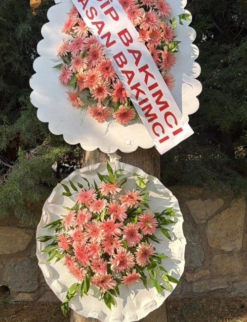 İki Katlı Pembe Gelin Duvağı