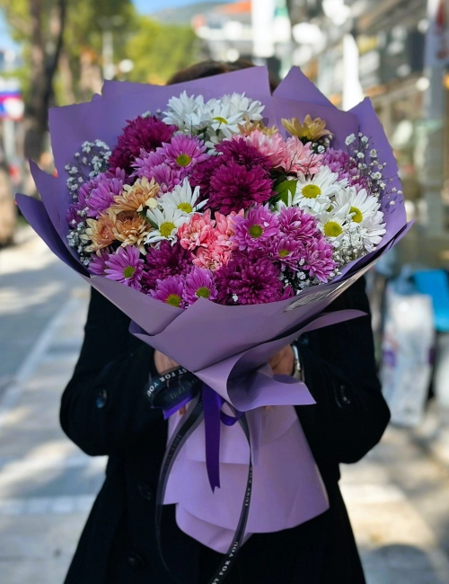 Kasımpatı buketi lüx