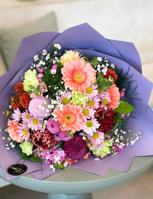 Renkli düşler buketi
