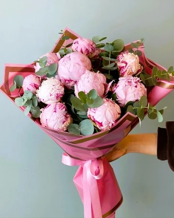 Pembe Şakayik buketi